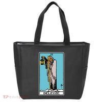 Deleuze As The Hermit Tarot Card Tote Bag thumb 0