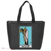 Deleuze As The Hermit Tarot Card Tote Bag thumb 0