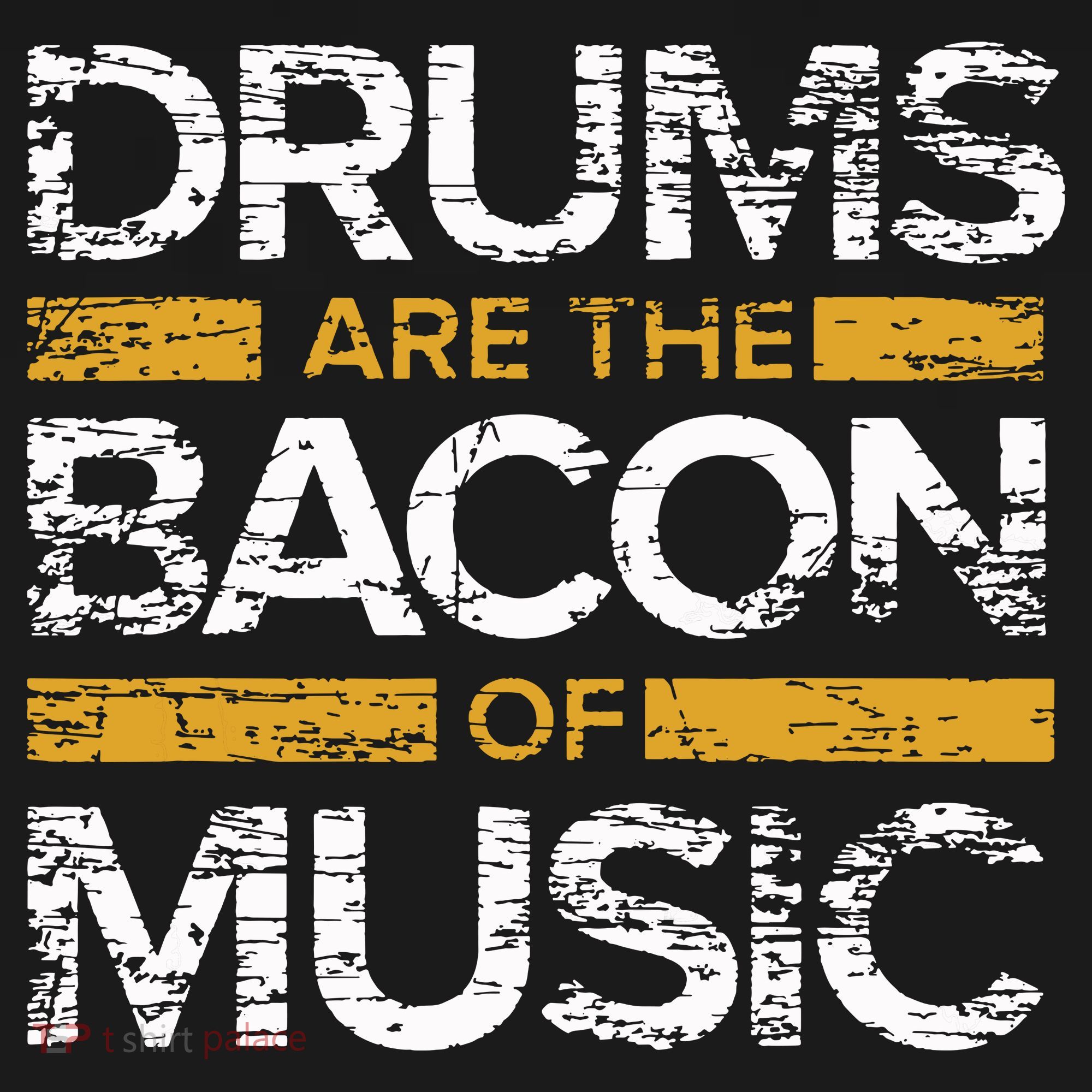 Drums Are The Bacon Of Music Drummer Drums Ornament
