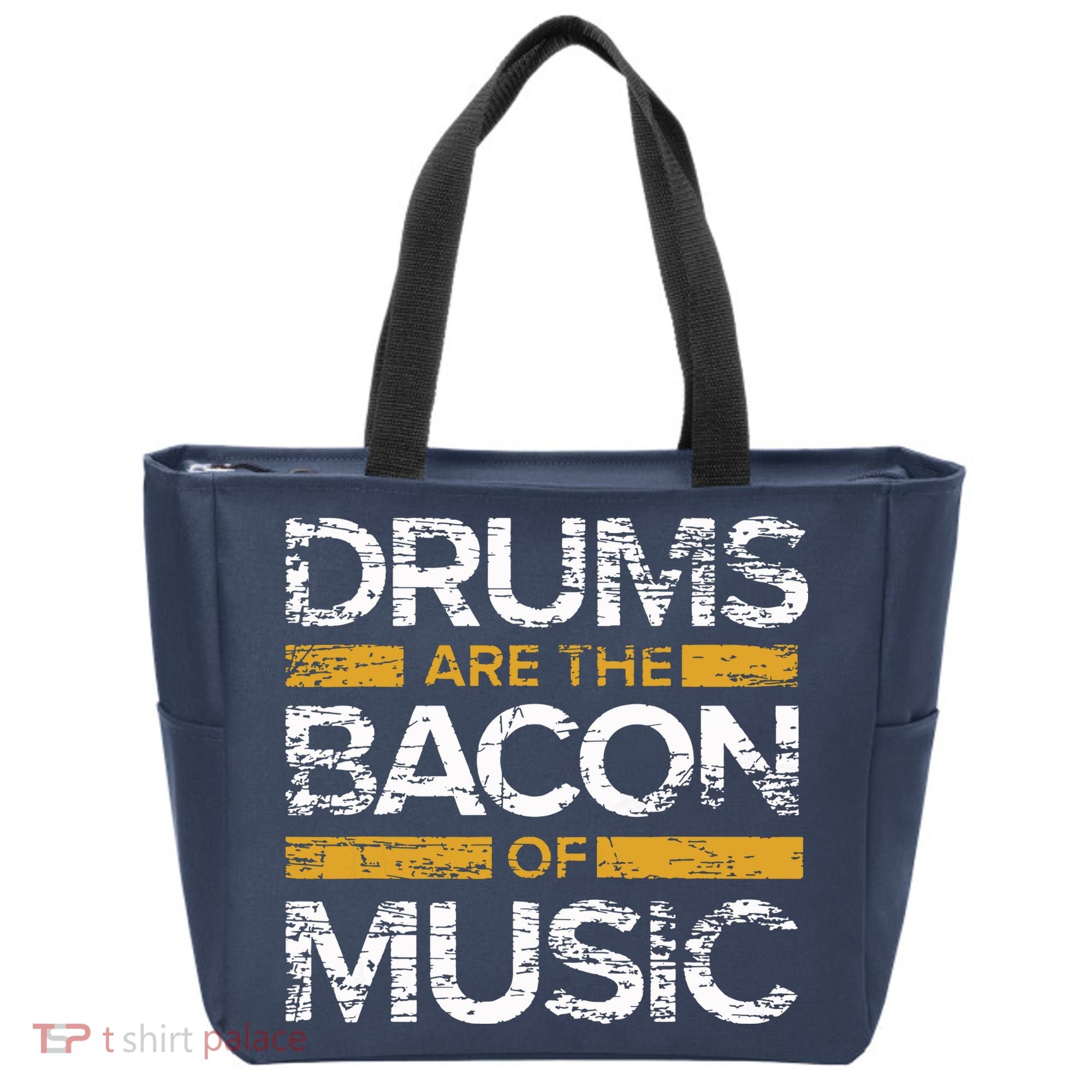 Drums Are The Bacon Of Music Drummer Drums Tote Bag