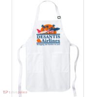 DeSantis Airlines Tee Funny Retro Vintage DeSantis Airline Apron thumb 0