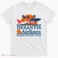DeSantis Airlines Tee Funny Retro Vintage DeSantis Airline T-Shirt thumb 0