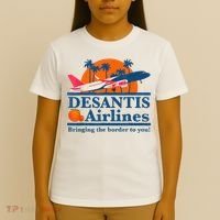 DeSantis Airlines Tee Funny Retro Vintage DeSantis Airline T-Shirt thumb 4