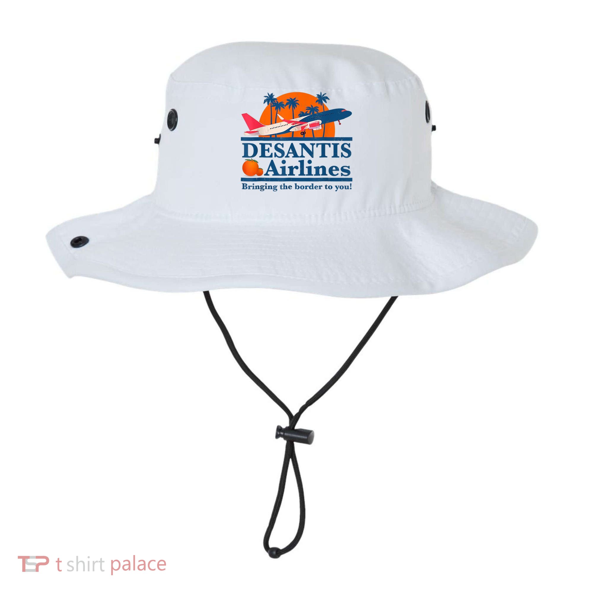 DeSantis Airlines Tee Funny Retro Vintage DeSantis Airline Bucket Hat