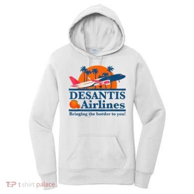 DeSantis Airlines Tee Funny Retro Vintage DeSantis Airline Women's Hoodie