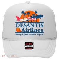 DeSantis Airlines Tee Funny Retro Vintage DeSantis Airline Hat thumb 0