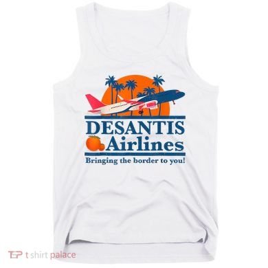 DeSantis Airlines Tee Funny Retro Vintage DeSantis Airline Tank Top