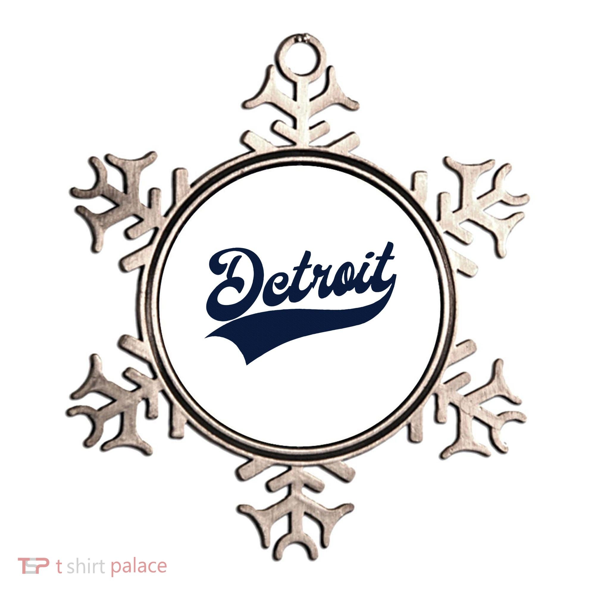 Detroit Athletic Throwback Ornament