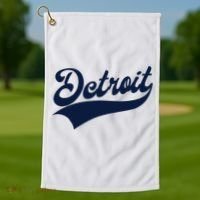 Detroit Athletic Throwback Golf Towel thumb 1