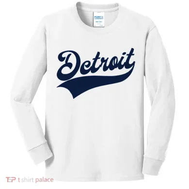 Detroit Athletic Throwback Kids Long Sleeve Shirt