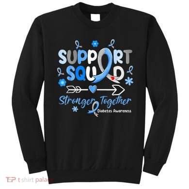 Diabetes Awareness Type 1 2 Kids Support Squad Sweatshirt