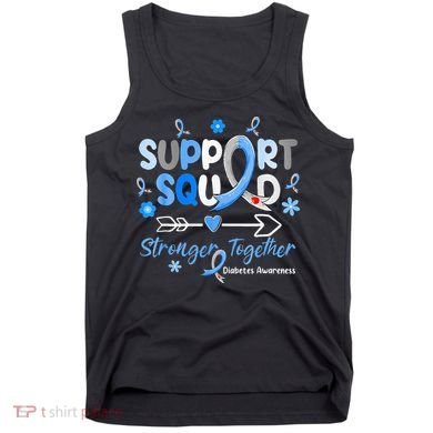 Diabetes Awareness Type 1 2 Kids Support Squad Tank Top