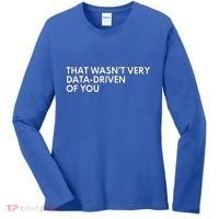 Data Analyst That WasnT Very Data Driven Of You Women's Long Sleeve Shirt thumb 0