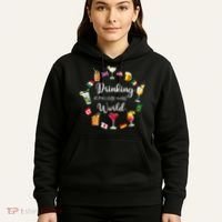 Drinking Around The World Vacation Drinking Showcase Hoodie thumb 5