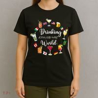 Drinking Around The World Vacation Drinking Showcase T-Shirt thumb 4