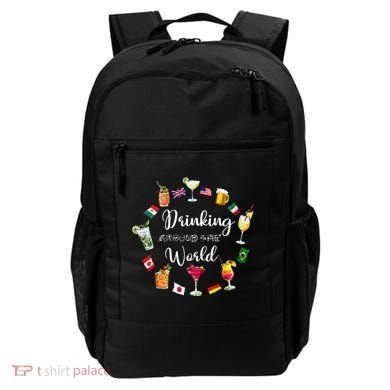 Drinking Around The World Vacation Drinking Showcase Backpack