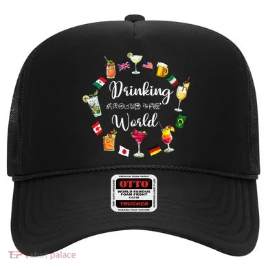 Drinking Around The World Vacation Drinking Showcase Hat