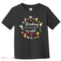 Drinking Around The World Vacation Drinking Showcase Toddler T-Shirt thumb 0