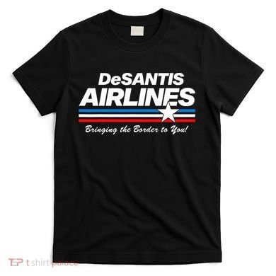 DeSantis Airlines US Flag Vintage T-Shirt