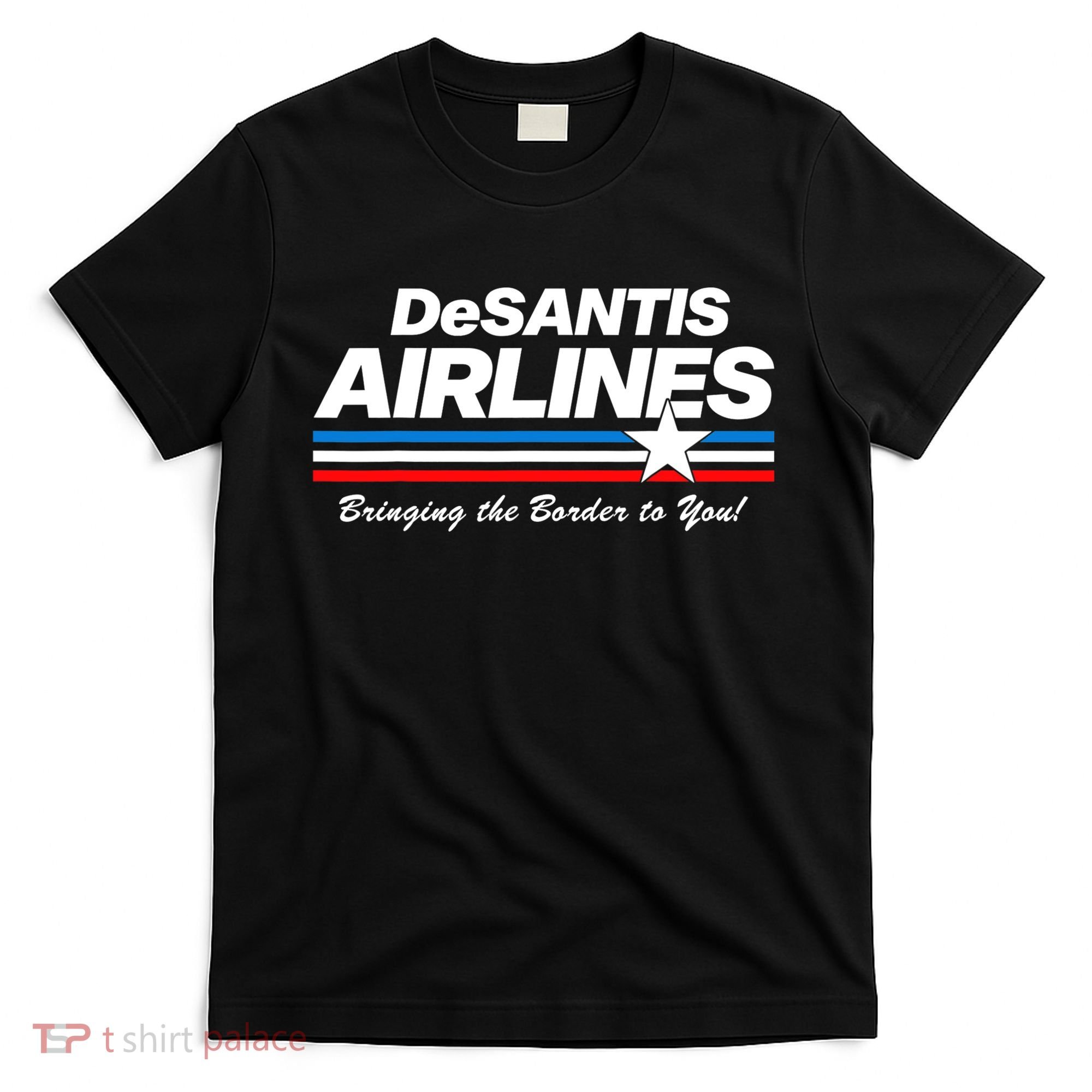DeSantis Airlines US Flag Vintage T-Shirt