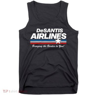 DeSantis Airlines US Flag Vintage Tank Top