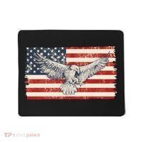 Distressed American USA Flag Eagle Mousepad thumb 0
