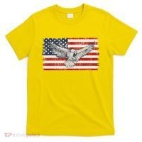 Distressed American USA Flag Eagle T-Shirt thumb 0