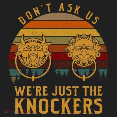 Don’T Ask Us We’Re Just The Knockers Kids Long Sleeve Plaid Pajama Set