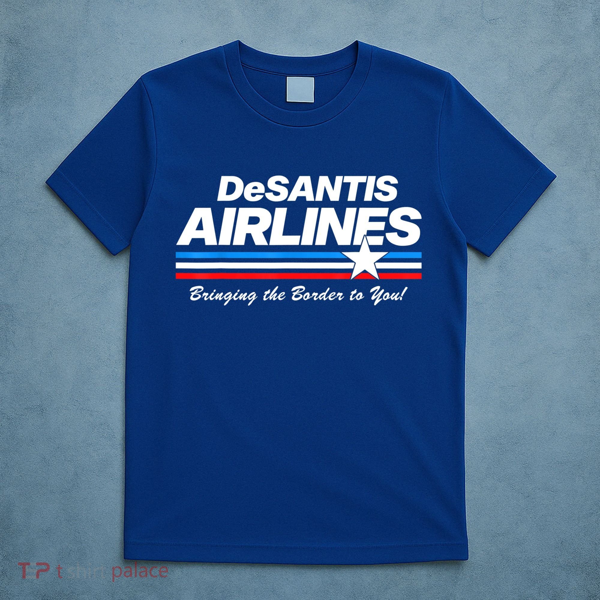 DeSantis Airlines US Flag Vintage T-Shirt