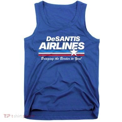 DeSantis Airlines US Flag Vintage Tank Top