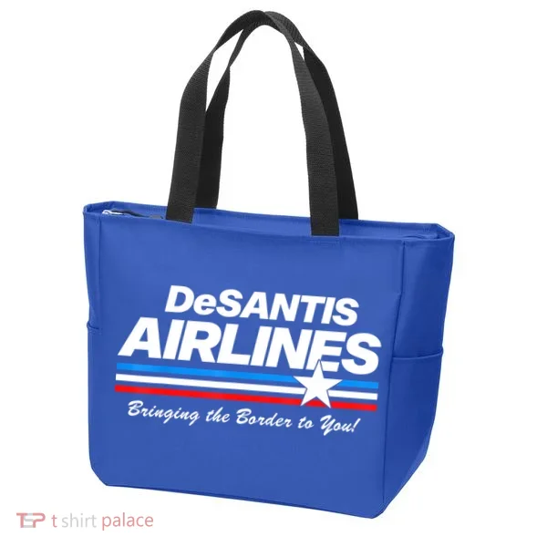 DeSantis Airlines US Flag Vintage Tote Bag