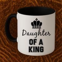 Daughter Of A King Family Matching Coffee Mug thumb 2