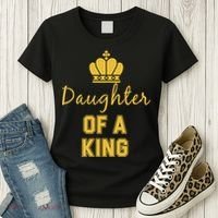 Daughter Of A King Family Matching Women's T-Shirt thumb 3