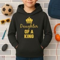 Daughter Of A King Family Matching Kids Hoodie thumb 2
