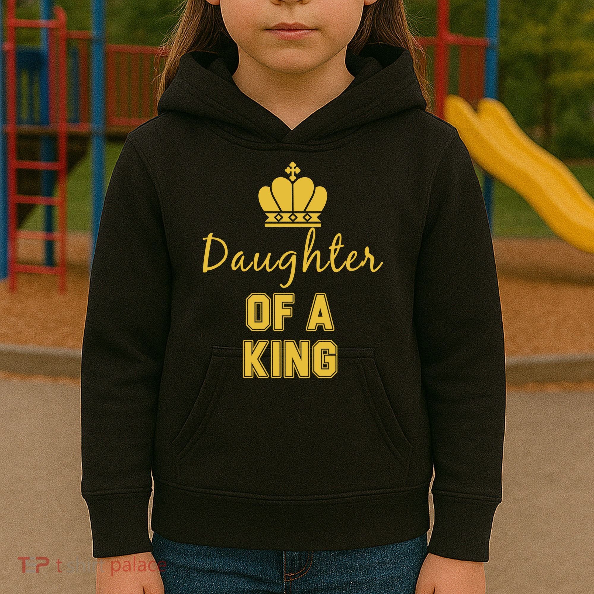 Daughter Of A King Family Matching Kids Hoodie
