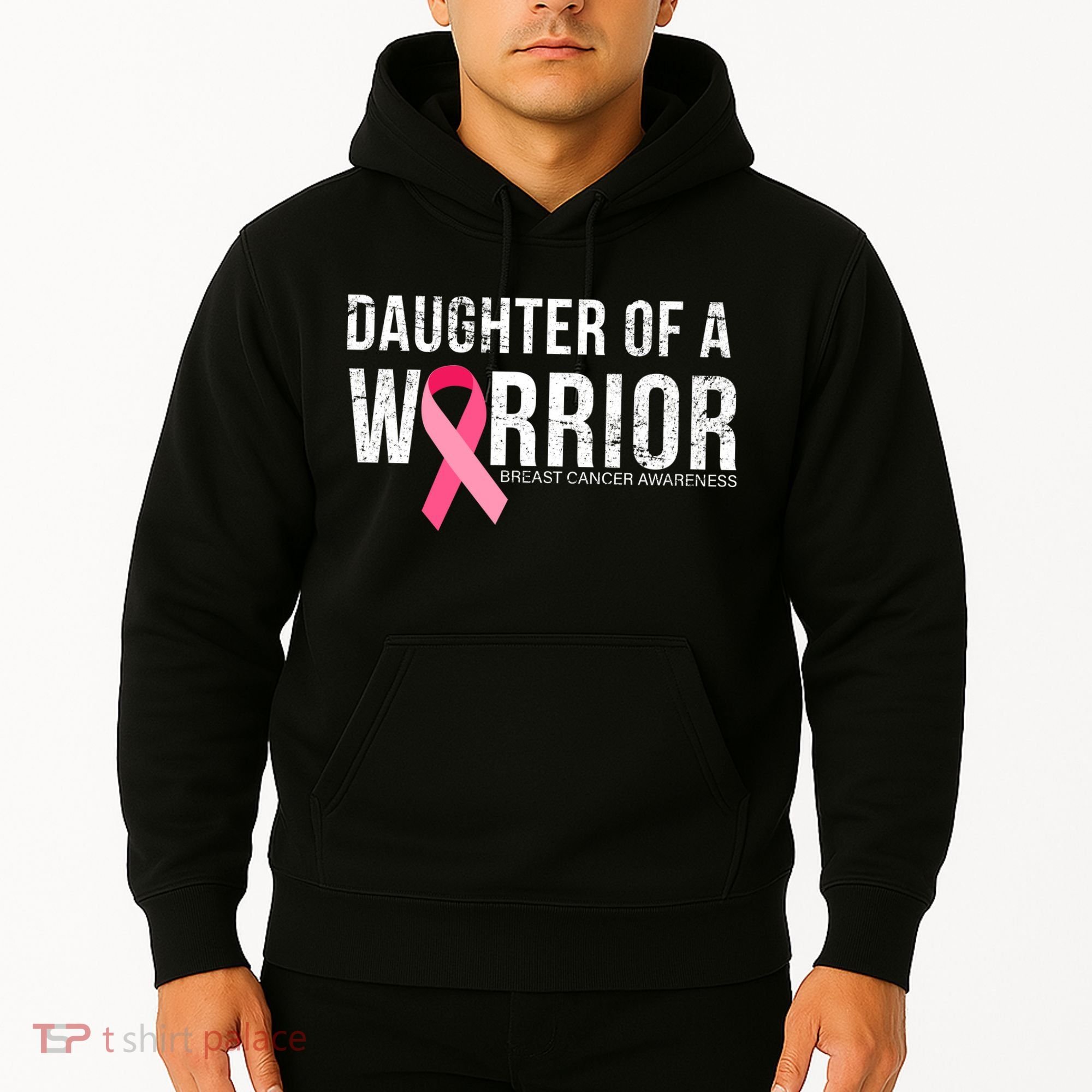 Daughter Of A Warrior Breast Cancer Awareness Hoodie