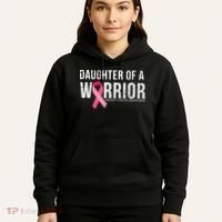 Daughter Of A Warrior Breast Cancer Awareness Hoodie thumb 5
