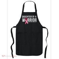 Daughter Of A Warrior Breast Cancer Awareness Apron thumb 0