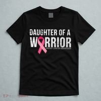 Daughter Of A Warrior Breast Cancer Awareness T-Shirt thumb 5