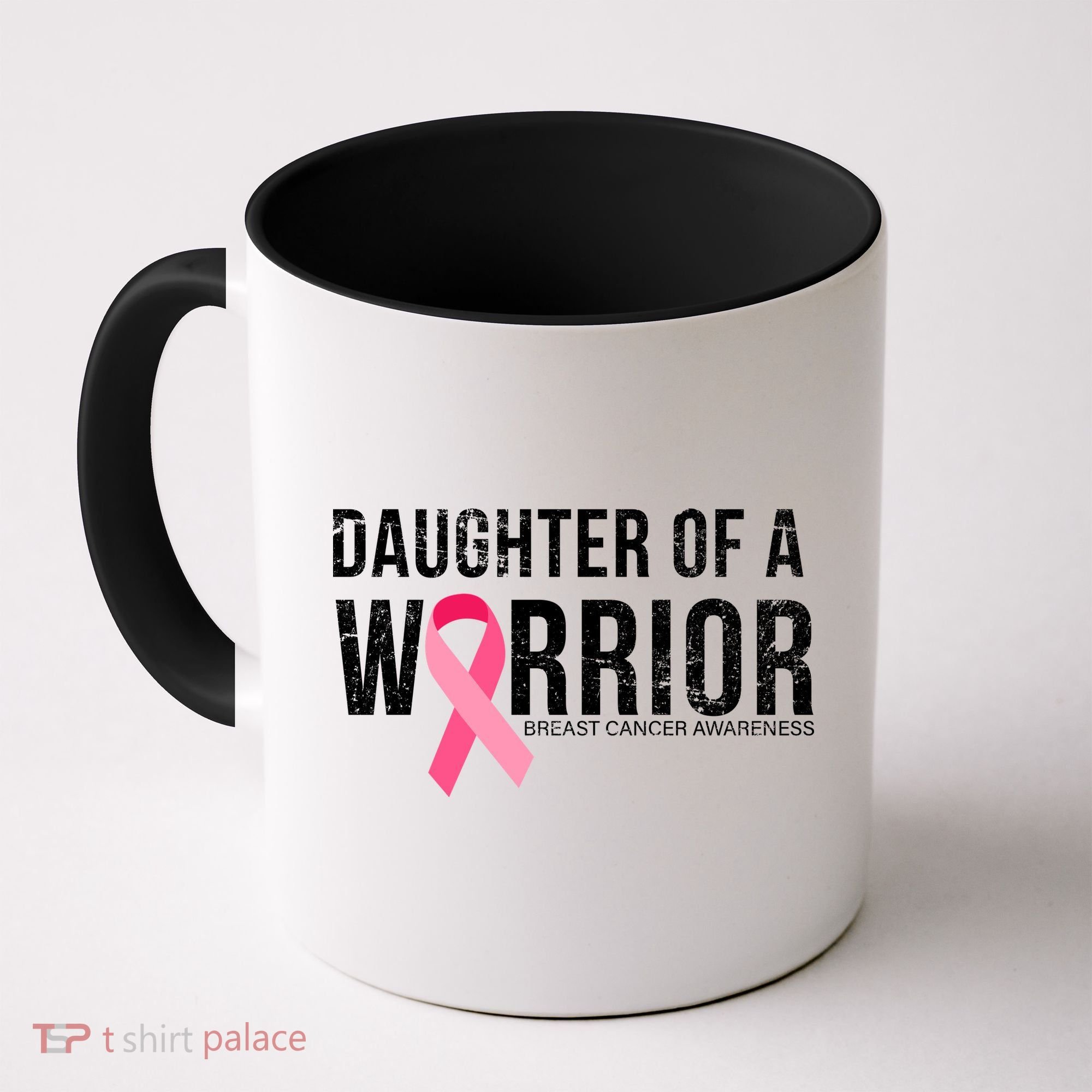 Daughter Of A Warrior Breast Cancer Awareness Coffee Mug