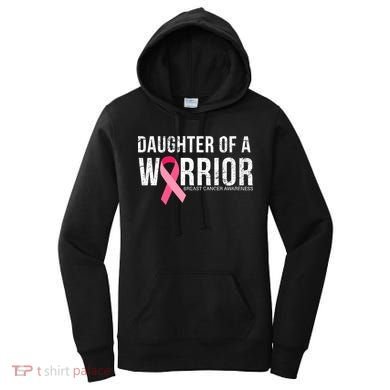 Daughter Of A Warrior Breast Cancer Awareness Women's Hoodie
