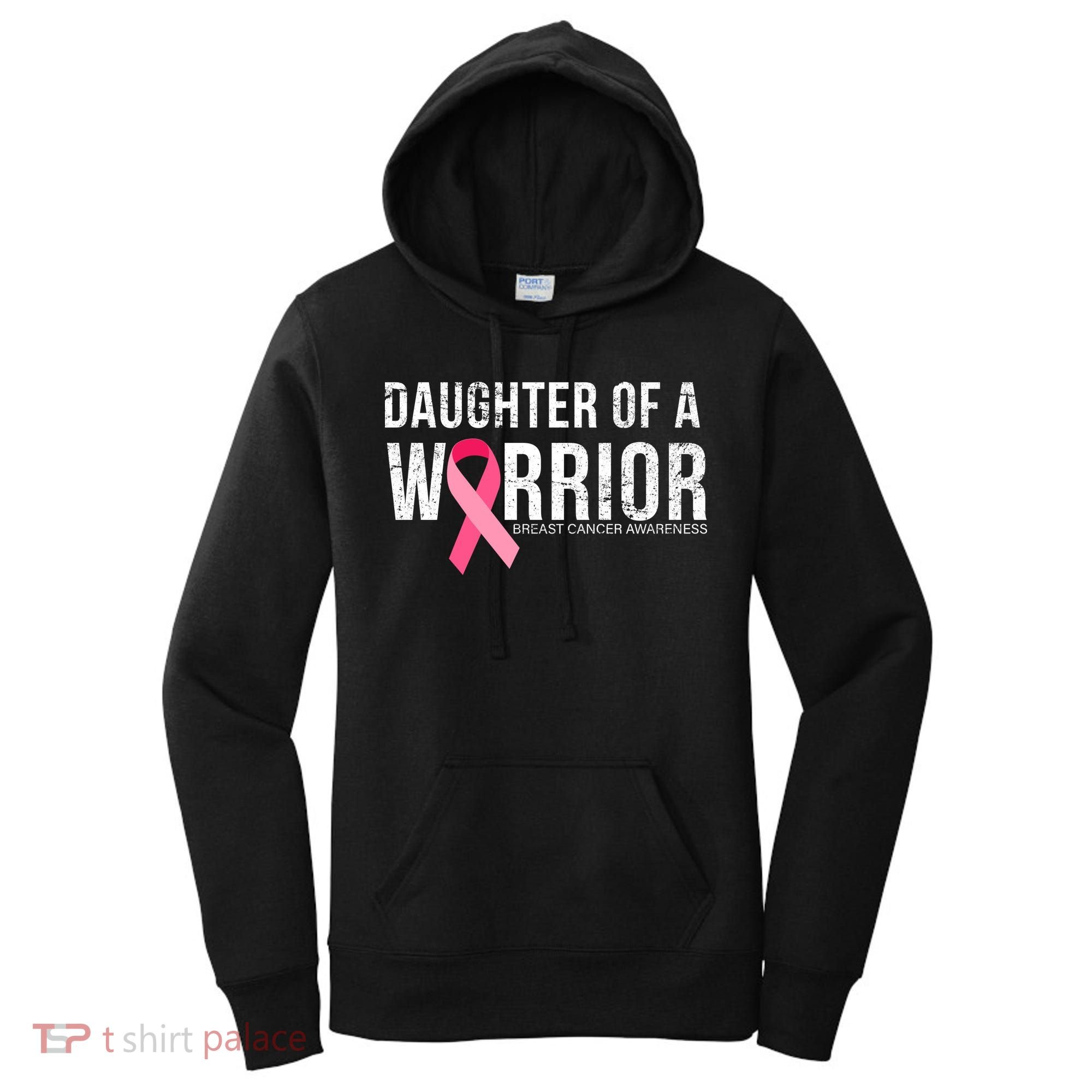 Daughter Of A Warrior Breast Cancer Awareness Women's Hoodie