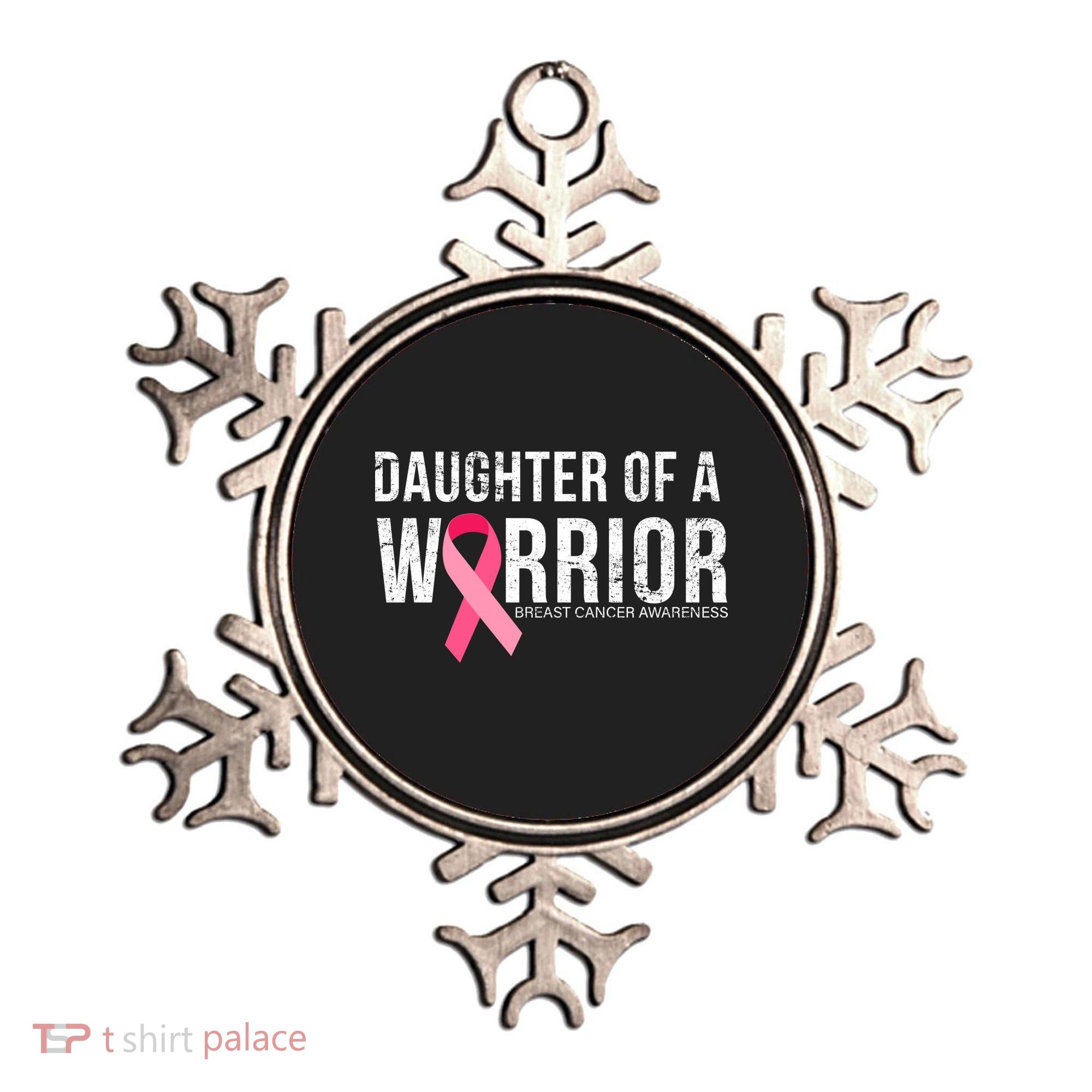 Daughter Of A Warrior Breast Cancer Awareness Ornament