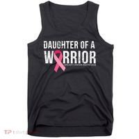 Daughter Of A Warrior Breast Cancer Awareness Tank Top thumb 0