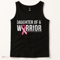 Daughter Of A Warrior Breast Cancer Awareness Tank Top thumb 2
