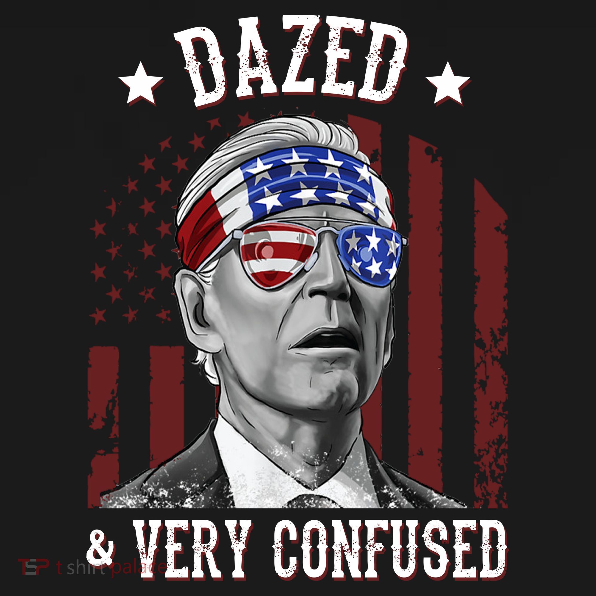 Dazed And Very Confused Biden Funny 4th Of July Coaster