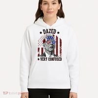Dazed And Very Confused Biden Funny 4th Of July Hoodie thumb 5