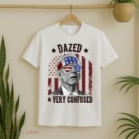 Dazed And Very Confused Biden Funny 4th Of July T-Shirt thumb 2