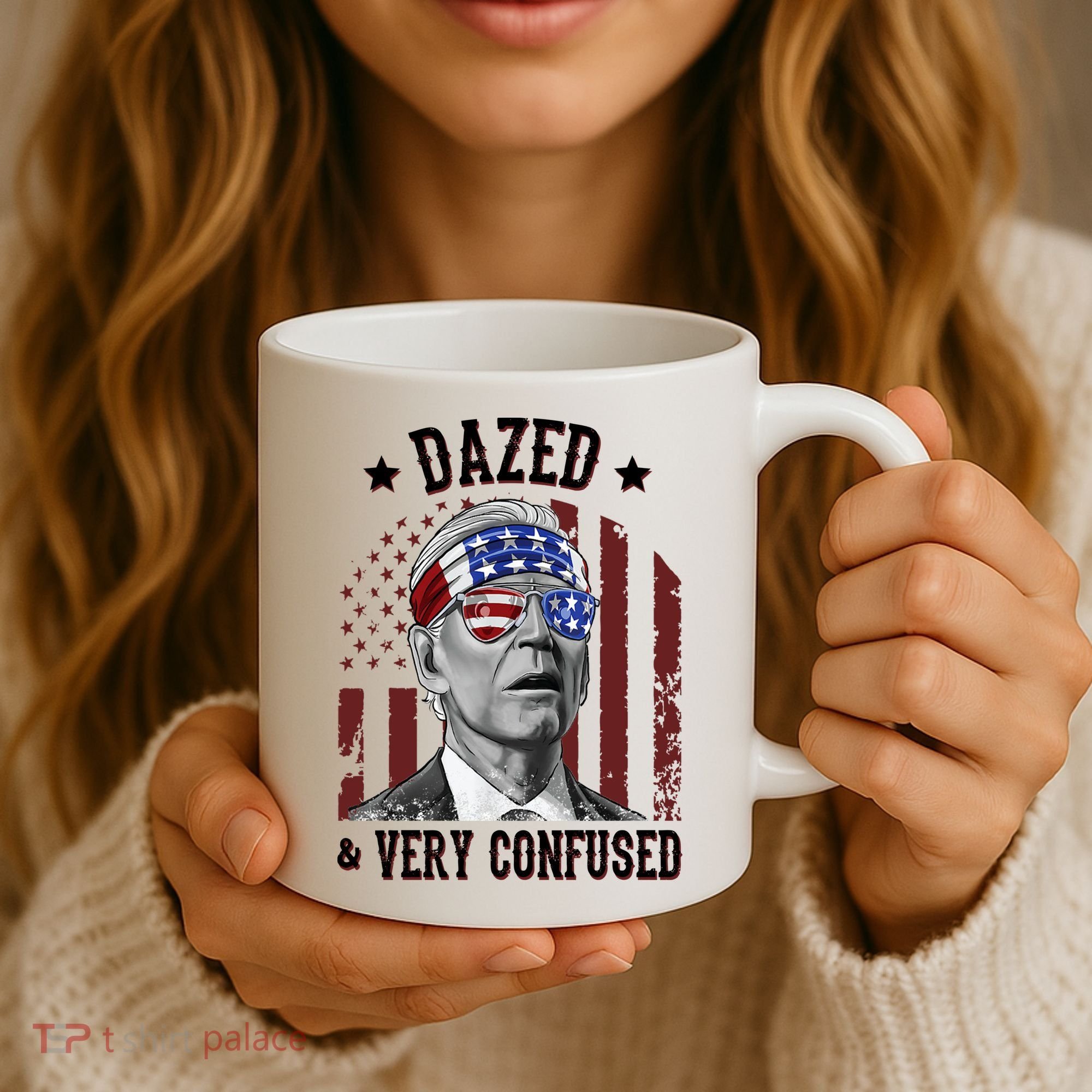 Dazed And Very Confused Biden Funny 4th Of July Coffee Mug