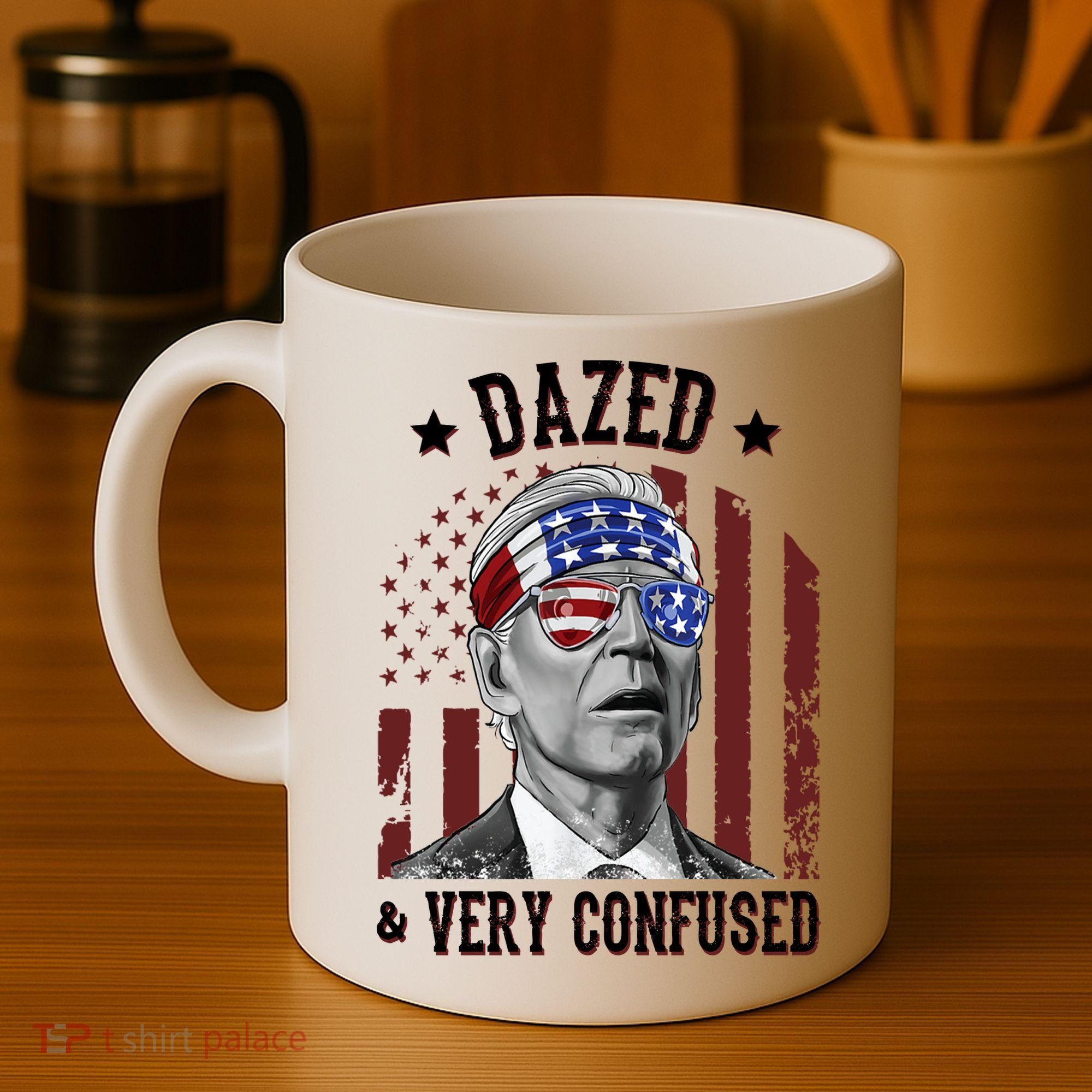 Dazed And Very Confused Biden Funny 4th Of July Coffee Mug